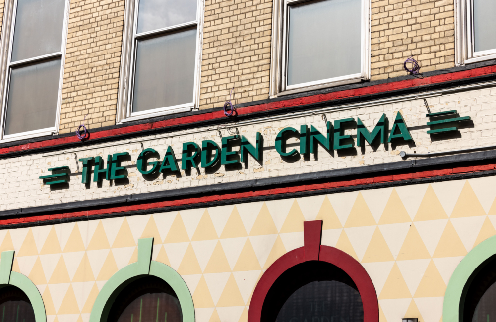 Detail of The Garden Cinema, Covent Garden